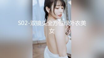 S02-双镜头全方位绿外衣美女