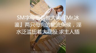 SM字母圈调教大神『Mr.冰鉴』两只母狗的轮流伺候，淫水泛滥扭着大屁股 求主人插