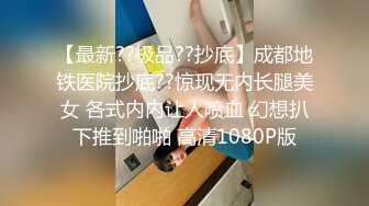 【最新??极品??抄底】成都地铁医院抄底??惊现无内长腿美女 各式内内让人喷血 幻想扒下推到啪啪 高清1080P版